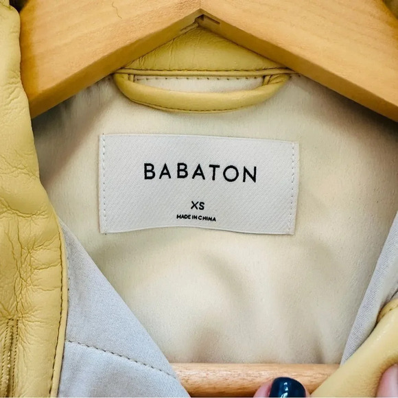 Aritzia Babaton Frances Vegan Leather Button Down Shirt Jacket - Picture 13 of 14